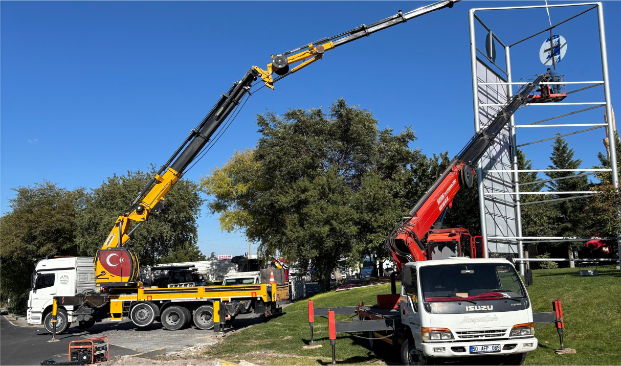 Nevşehir Mobil Vinç Kiralama